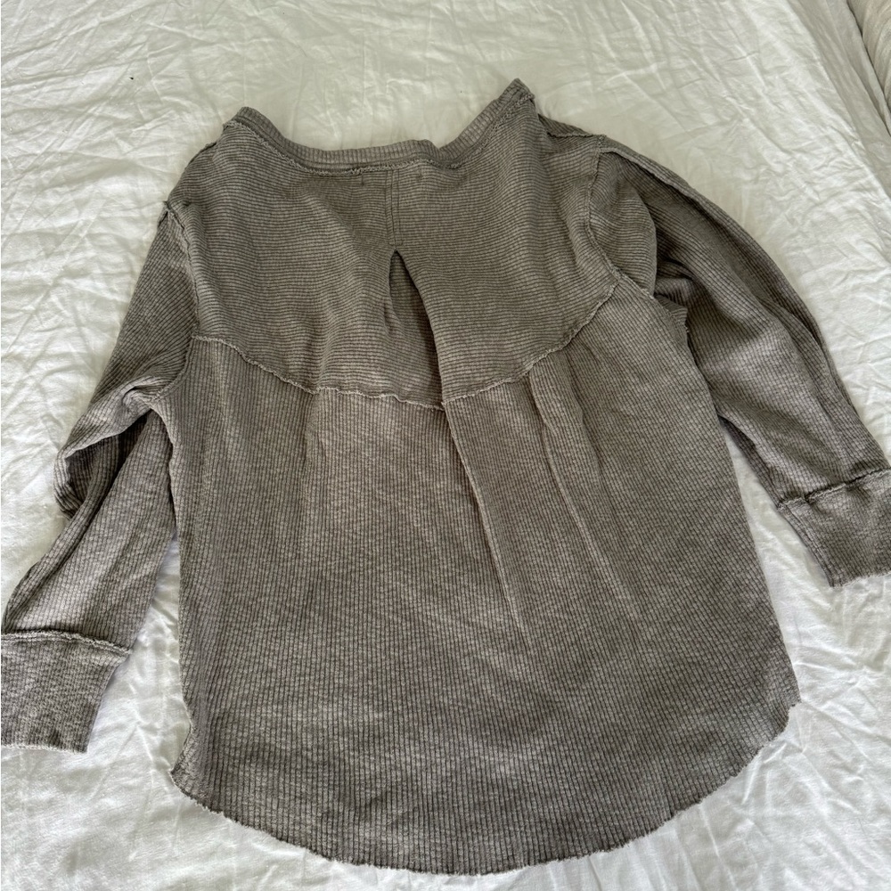 Free People Ribbed Sweatshirt - Picture 4 of 4